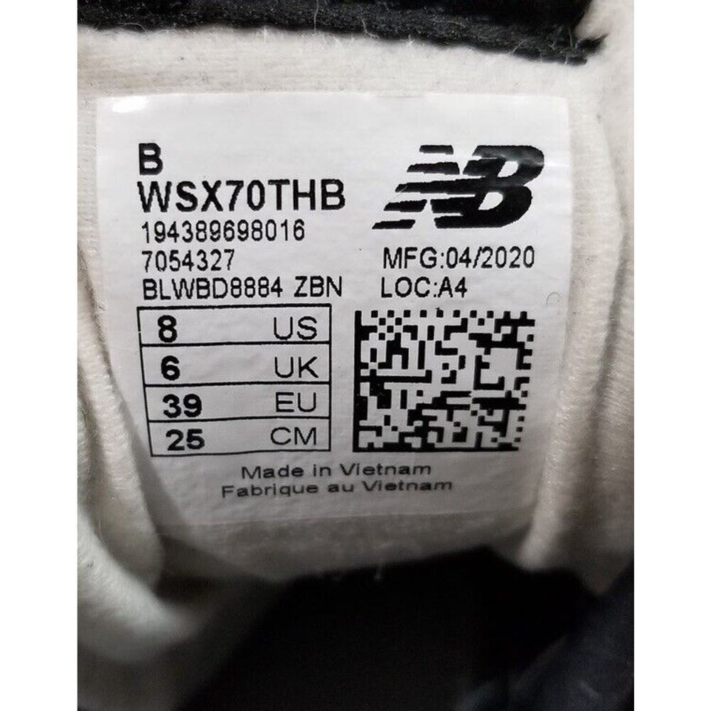 New Balance X 70 Black Running Shoes Sneakers Womens Size 8 B Leather WSX70THB - Picture 13 of 13